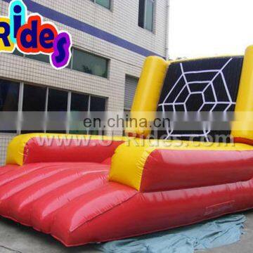 Spider wall inflatable human target game