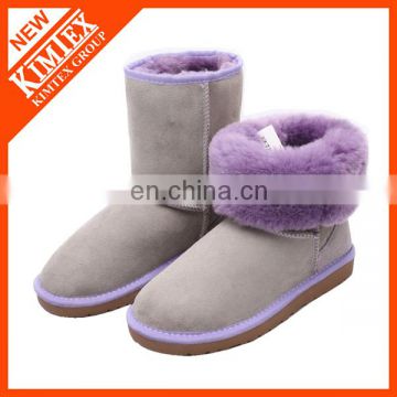 wholesale cheap customized women's classical wool half boots