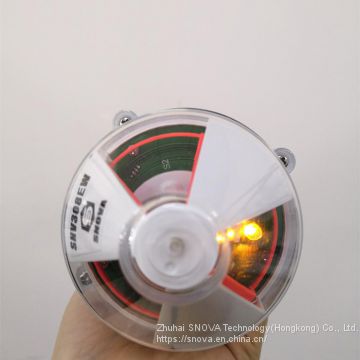 Overhead power line fault indicator with Three color light display