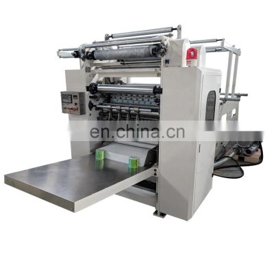 Automatic box drawing facial tissue paper making machine