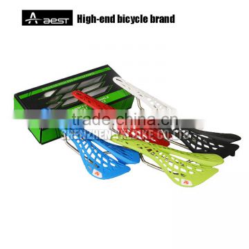 AEST bicycle parts, PVC bike saddles with steel rail