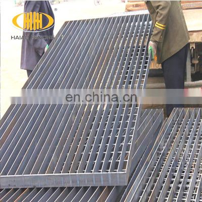 High quality steel grating stairs, platform floor galvanized steel grating weight