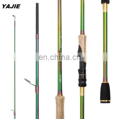 YAJIE outdoors 1.8m 2.1m Lure Rod high Carbon Spinning Fishing Rod Travel Rod Casting Fishing Pole Vava De Pesca Saltwat