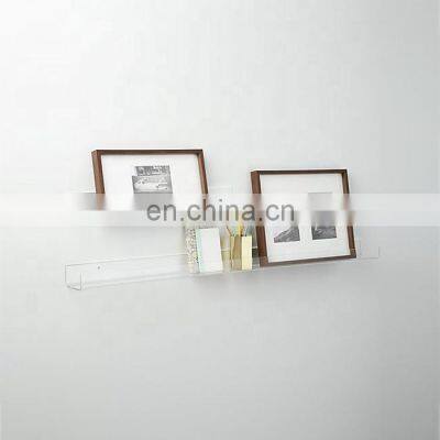 Custom acrylic wall home decoration shelves folding wall shelf