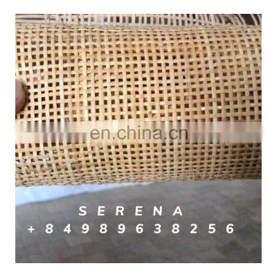 Vietnam manufacturer Semi Bleached Square rattan cane mesh webbing for making furniture  (Serena WS +84989638256)