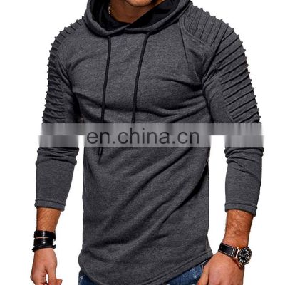 Latest 2021 design on Sleeves Charcoal gray hoodie sweatshirt