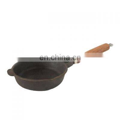 China manufacturer colorful enamel Coating cast-iron skillet