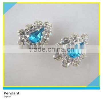 Pendant Charms Sew on Bling Crystal 17mm Diameter Bag Decoration