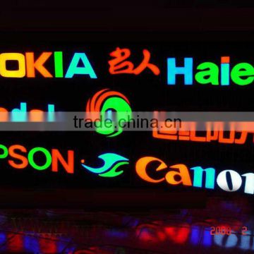 Acrylic advertising alphabet letter with LED light