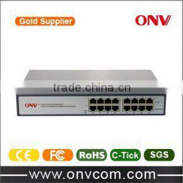 ONV 8 Gigabit Port PoE Injector extender for CCTV security system