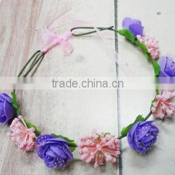 2015 Bride hairband Beach Floral Flower Festival Wedding headband