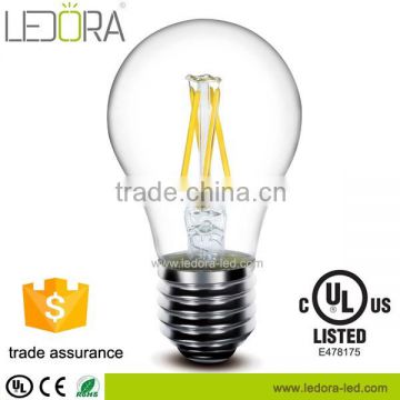 Shenzhen led filament bulb A19 E26 120V all glass lights