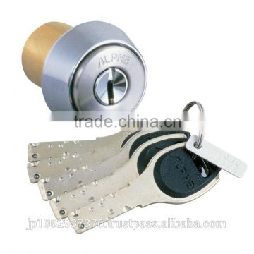 Japanese-locks. ALPHA FB lock set, dimple cylinder