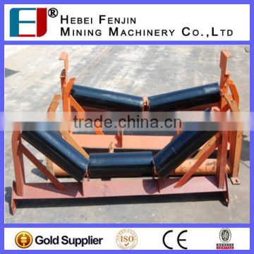 Low Frication Coefficient Troughing Dustproof Roller For Conveying Bulk Materials