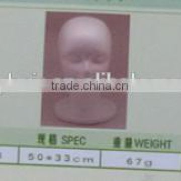 China supplier wholesale foam head mannequin head type and material foa styrofoam mannequin