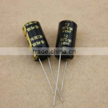 High Frequency use aluminum electrolytic capacitors