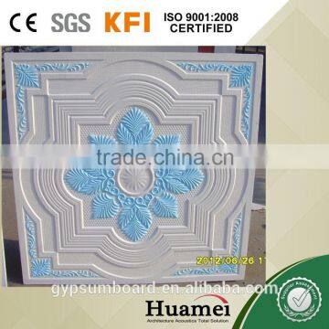 Hand-painted Glass fiber reinforced gypsum ceiling / GRG ceiling /Ceiling design