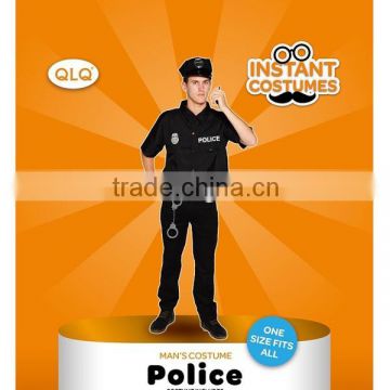 Halloween police uniform for sale Carnival Party adult police costume man police costume uniform police