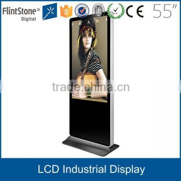 FlintStone 55 inch wholesale metal casing floor standing advertising display