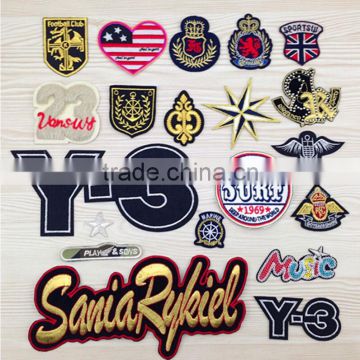 2016 Promotion 20pcs/lot, Woven Label Badge Embroider Patch Iron On Patches Appliques ~ Guaranteed 100% Quality