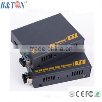 HOT Selling!4K HDMI Video/Audio To Fiber Optic Converter, Single mode for 20km, FC connector