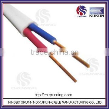 Copper conductor PVC insulate Flat wire