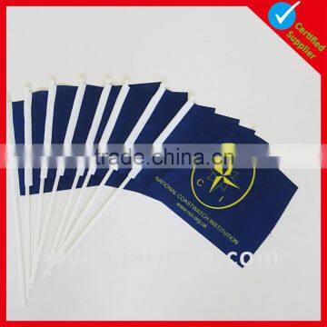 High quality world cup public gathering swing custom hand flag