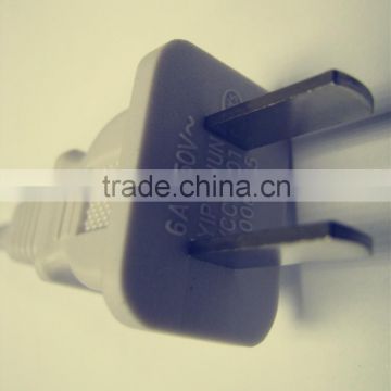 CCC standard 2pin 6A/ 250V electrical flat plug