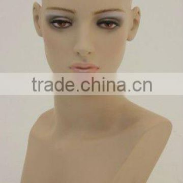 fiberglass realistic female mannequin head