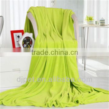 green coral fleece sofa cover blanket
