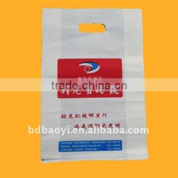 high quality LDPE die cut plastic packaging bag for cloth alibaba China