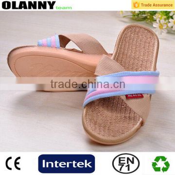 purple discount price flat slippers high quality straw flip flops