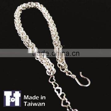 New Design 925 Sterling Silver Spiral Bracelet Jewelry For Couple