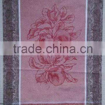 QXJ102A100%Cotton Jacquard Kitchen Towel/Jacquard Tea Towel/Jacquard Dish Cloth