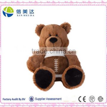 Plush Custom Football Teddy Bear