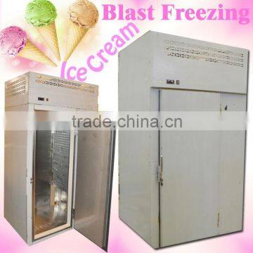 Blast Freezing for ice cream freezing