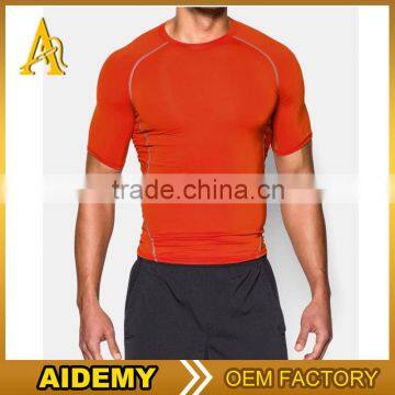 dri fit shirts wholesale custom dry fit slub fitness shirt mens scoop neck tee shirt