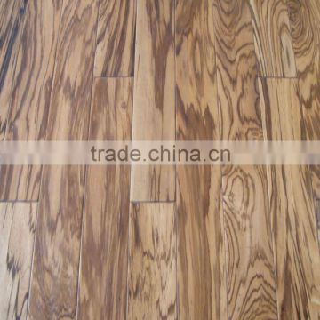 Multi layer smooth Zebrano Wood Flooring Solid