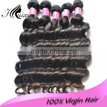 6A Grade Virgin Unprocessed Real Virgin European Natural Wave sew in hair extensions