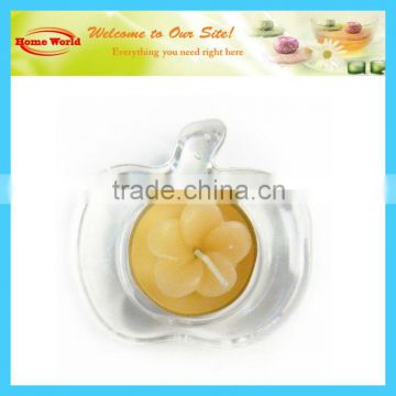 apple shape tealight holders in glass