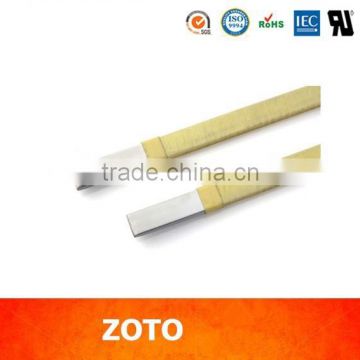Stable quality fiber glass covered round flat wire