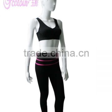 2015 newest design yoga legging ladies sports legging seamless underwear