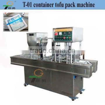 plastic box/cup packing machine,tofu packing machine/lactone tofu machine