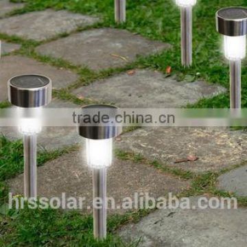 Outdoor Stainless Steel Solar Power 7 Color Changing LED Garden Landscape Path Pathway Lights Lawn Lamp