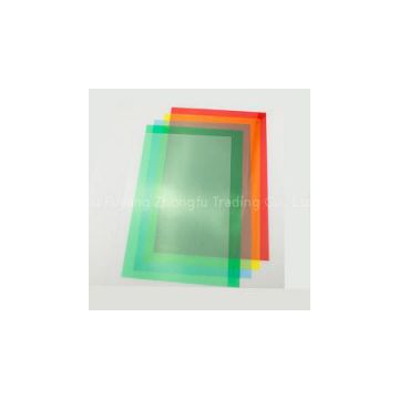 Transparent Color PVC Report Cover Factory
