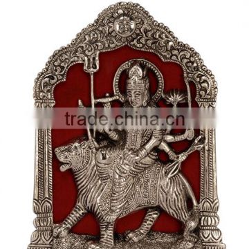 White Metal Durga Ji , Decorative Jai Ma Durga