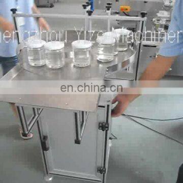 Automatic round bottle sticker vial labeling machine label printer