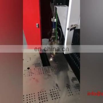 Metal tube optic fiber laser cutting machine 300w