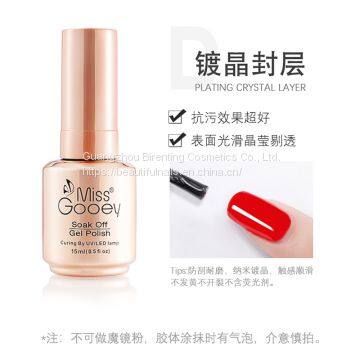 Electroplated Symphony Appearance Healthy Nail Polish Firm / Lasting