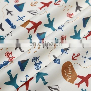 Waterproof Fabric pvc coating fabric printed 210D Oxford Polyester